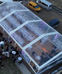 Skaidri modulinė palapinė (nuoma) 10 m pločio - Image 3